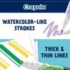 imageCrayola Dual Chisel Tip ampamp Brush Markers 12ct Markers for Adults Art Marker Set Coloring Supplies Gifts for Teens ampamp Adults1 Count Pack of 1