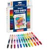 imageCrayola Dual Chisel Tip ampamp Brush Markers 12ct Markers for Adults Art Marker Set Coloring Supplies Gifts for Teens ampamp Adults1 Count Pack of 1