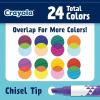 imageCrayola Dual Chisel Tip ampamp Brush Markers 12ct Markers for Adults Art Marker Set Coloring Supplies Gifts for Teens ampamp Adults1 Count Pack of 1