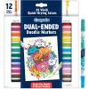 imageCrayola Dual Chisel Tip ampamp Brush Markers 12ct Markers for Adults Art Marker Set Coloring Supplies Gifts for Teens ampamp Adults1 Count Pack of 1