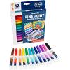 imageCrayola Dual Chisel Tip ampamp Brush Markers 12ct Markers for Adults Art Marker Set Coloring Supplies Gifts for Teens ampamp Adults1 Count Pack of 1