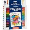 imageCrayola Dual Chisel Tip ampamp Brush Markers 12ct Markers for Adults Art Marker Set Coloring Supplies Gifts for Teens ampamp Adults12 Count Pack of 2