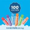 imageCrayola FlaVorIce Popsicle Variety Pack of 2 Oz Freezer Bars Assorted Flavors Banana Mango Strawberry Berry Punch Orange Grape LemonLime 96 Count100 Count