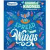 imageCrayola Floral Adult Coloring Book 40pgs Flower Adult Coloring Pages Stress Relief Activity Mindfulness Gift for Teens ampamp Adults 9Colors of Kindness