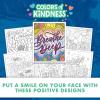 imageCrayola Floral Adult Coloring Book 40pgs Flower Adult Coloring Pages Stress Relief Activity Mindfulness Gift for Teens ampamp Adults 9Colors of Kindness