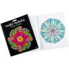 imageCrayola Floral Adult Coloring Book 40pgs Flower Adult Coloring Pages Stress Relief Activity Mindfulness Gift for Teens ampamp Adults 9Mandala