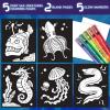 imageCrayola Glow Fusion Glow in The Dark Coloring Set with Markers Alien ampamp Monster Coloring Pages Gift for KidsDeep Sea Creatures