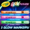 imageCrayola Glow Fusion Glow in The Dark Coloring Set with Markers Alien ampamp Monster Coloring Pages Gift for KidsDeluxe