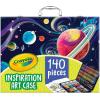 imageCrayola Inspiration Art Case Coloring Set 140pc Space Theme  Art Kit for Kids Crayons Markers Pencils Gift for Boys ampamp Girls Ages 5 6 7 8 Amazon ExclusiveSpace