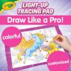 imageCrayola Light Up Tracing Pad  Pink Writing ampamp Drawing Art Kit for Kids Kids Toys ampamp Games Tracing Light Box Sketching Gifts for Girls ampamp Boys 6 Amazon ExclusivePink