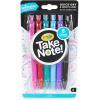 imageCrayola Medium Point Washable Gel Pens Set School and Adult Coloring Supplies 6 count6 Count