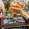 imageCrayola Metallic Clay Art Kit with Paints Fossil Molds Gift for Kids Ages 7 8 9 10