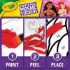 imageCrayola Mosaic Stickers 20 Pcs Peel ampamp Paint by Number Kids Washable Arts ampamp Crafts Sticker Sheet