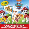 imageCrayola PAW Patrol Art Kit for Kids 45pcs PAW Patrol Coloring Book Pages PAW Patrol Stickers for Kids PAW Patrol Toy Holiday Gift red white black