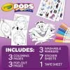 imageCrayola POPS 3D Frozen Activity Set Kids Coloring Set ampamp Craft Kit Includes Stickers ampamp Markers Frozen Gift for Girls ampamp Boys 5