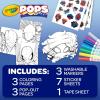 imageCrayola POPs 3D Kids Art Set Spiderman Coloring Book Alternative Gift for Boys ampamp Girls Ages 5