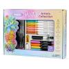 imageCrayola Pastel Colors Art Kit 50pcs Kids Art Set with Pastel Markers ampamp Pencils Gift for Kids 8