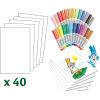 imageCrayola PipSqueaks Washable Marker Set 65ct Coloring Set Art Supplies for Kids Drawing Kit Kids Travel Activity Craft Essentials 4Pip Squeak Markers