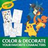 imageCrayola Pokmon Imagination Art Set 115pcs Kids Art Kit Coloring Supplies Pokemon Toys Pokemon Gift for Boys ampamp Girls Ages 5Squirtle