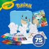 imageCrayola Pokmon Imagination Art Set 115pcs Kids Art Kit Coloring Supplies Pokemon Toys Pokemon Gift for Boys ampamp Girls Ages 5Squirtle