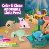 imageCrayola Scribble Scrubbie Peculiar Pets Washable Pet Grooming Toy Set for Kids DIY Toddler Arts ampamp Crafts Gifts for Girls ampamp Boys Ages 3Glow Lagoon