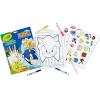 imageCrayola Sonic Color and Sticker Activity Set with Pipsqueak Markers Gift for Kids Sonic Coloring Pages and Stickers 3