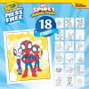 imageCrayola Spiderman Color Wonder Coloring Set 18 Spiderman Mess Free Coloring Pages for Toddlers Spiderman Toys Gifts for Kids