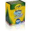 imageCrayola Super Tips Marker Set for Kids 100ct Broad Tip ampamp Fine Point Washable Art Markers for Kids Bulk School Supplies Teacher Classroom Must Haves Drawing SuppliesSuperTips