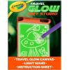 imageCrayola Travel Glow Art Studio Glow in The Dark Toys Kids Gifts for Girls and Boys Ages 6 7 8 9Travel