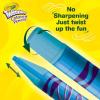 imageCrayola Twistables Colored Pencil Set for Kids 50ct No Sharpen Coloring Book Pencils Essential Classroom Supplies Cute Back to School Gifts for Kids 4