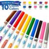 imageCrayola Ultra Clean Washable Markers  12 Pack 10ct Bulk Fine Line Markers for Classrooms Kids Nontoxic