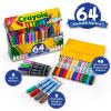 imageCrayola Washable Broad Line Marker Variety Set 64ct Classroom Back to School Essentials for Kids Includes UltraClean Window ampamp Gel FX Markers for Kids