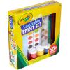 imageCrayola Washable Kids Paint Set 50pcs Includes Watercolor ampamp Washable Paints Painting Paper Paint Sponge Kids Paint Brushes