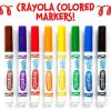 imageCrayola Washable Markers for Kids  Black 12ct Bulk Broad Line Markers for School Classroom Essentials Teacher Classroom Must Haves for Elementary SchoolBrown