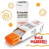 imageCrayola Washable Markers for Kids  Black 12ct Bulk Broad Line Markers for School Classroom Essentials Teacher Classroom Must Haves for Elementary SchoolOrange