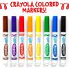 imageCrayola Washable Markers for Kids  Black 12ct Bulk Broad Line Markers for School Classroom Essentials Teacher Classroom Must Haves for Elementary SchoolOrange