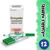 imageCrayola Washable Markers for Kids  Black 12ct Bulk Broad Line Markers for School Classroom Essentials Teacher Classroom Must Haves for Elementary SchoolGreen