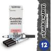 imageCrayola Washable Markers for Kids  Black 12ct Bulk Broad Line Markers for School Classroom Essentials Teacher Classroom Must Haves for Elementary SchoolBlack
