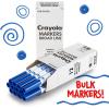 imageCrayola Washable Markers for Kids  Black 12ct Bulk Broad Line Markers for School Classroom Essentials Teacher Classroom Must Haves for Elementary SchoolBlue