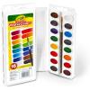 imageCrayola Watercolor Paint Set 16 Count Washable Paint for Kids 1 Paint Brush Arts ampamp Crafts Supplies Assorted Colors Ages 4