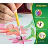 imageCrayola Watercolor Paint Set 16 Count Washable Paint for Kids 1 Paint Brush Arts ampamp Crafts Supplies Assorted Colors Ages 4