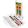 imageCrayola Watercolor Paint Set 16 Count Washable Paint for Kids 1 Paint Brush Arts ampamp Crafts Supplies Assorted Colors Ages 4