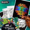 imageCrayola Wildflower Coloring Book 40 Pages Premium Adult Coloring Pages for Stress Relief and Relaxation Gift for AdultsTropical Garden