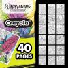 imageCrayola Wildflower Coloring Book 40 Pages Premium Adult Coloring Pages for Stress Relief and Relaxation Gift for AdultsWildflowers