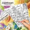 imageCrayola Wildflower Coloring Book 40 Pages Premium Adult Coloring Pages for Stress Relief and Relaxation Gift for AdultsWildflowers