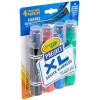 imageCrayola XL Poster Markers Assorted Classic Colors School Supplies 4 CountClassic