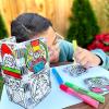 imageCreateOn Crayola PaintOn Holiday Magnetic Tiles Magnetic Kids Building Toys STEM Learning Travel Toys for Boys and Girls 18Piece SetHoliday Paint On
