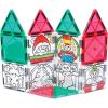 imageCreateOn Crayola PaintOn Holiday Magnetic Tiles Magnetic Kids Building Toys STEM Learning Travel Toys for Boys and Girls 18Piece SetHoliday Paint On