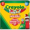 imageCreateOn Crayola PaintOn Holiday Magnetic Tiles Magnetic Kids Building Toys STEM Learning Travel Toys for Boys and Girls 18Piece SetHoliday Paint On