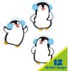 imageEureka Crayola Crayons Paper CutOut Classroom Decorations for Teachers 36 PiecesPenguins
